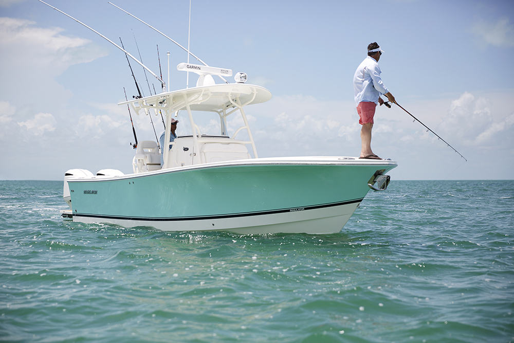 28 regulator boats caribbean fishing