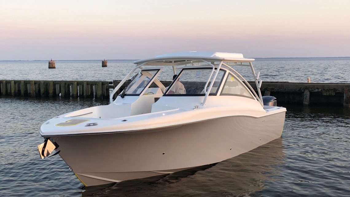 The all NEW Albemarle 31 DC 31 Port Side Bow