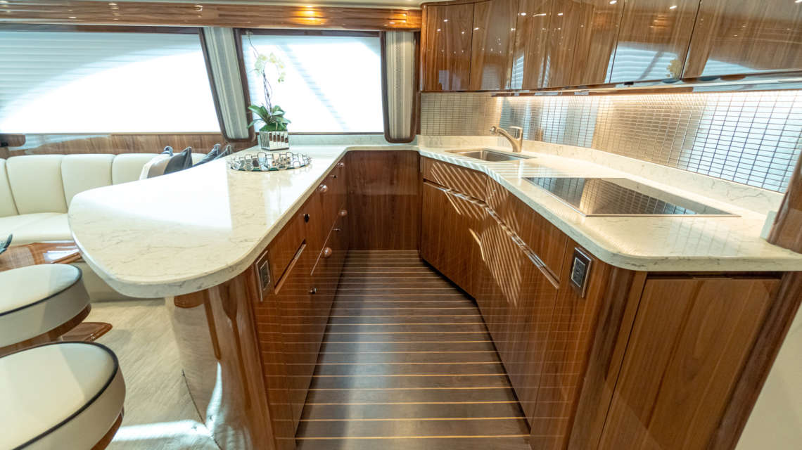 On the Red Carpet: the Viking 54C 54 C galley 1